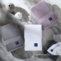 Broderie personnalisée de marque de luxe serviettes à main en coton doux